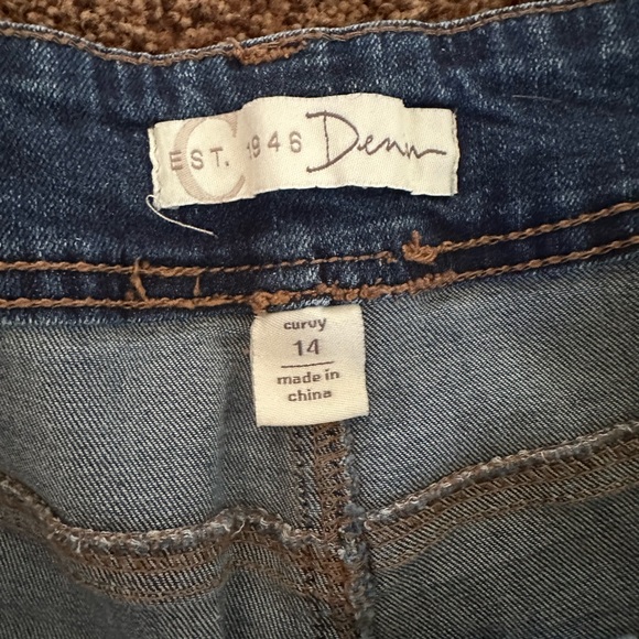 Cato Stylish Blue Straight Leg Women's Jeans - Picture 2 of 5